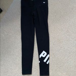 Black Pink Victoria’s Secret leggings
